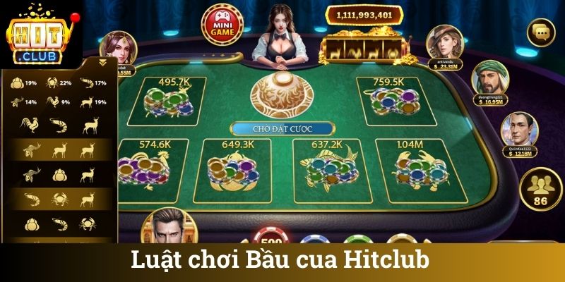 Luật chơi Bầu cua Hitclub