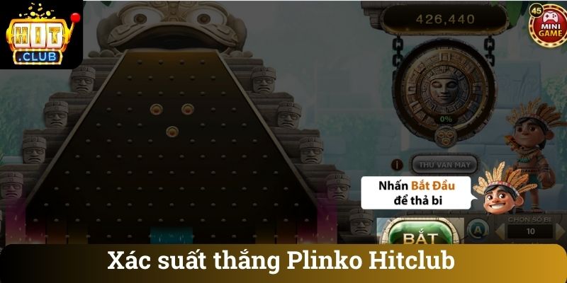 Xác suất thắng Plinko Hitclub